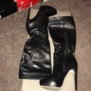 Black BCBG Knee Boots